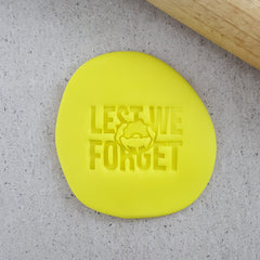 Lest We Forget Embosser