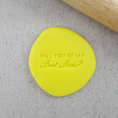 Will You Be My Best Man? Embosser