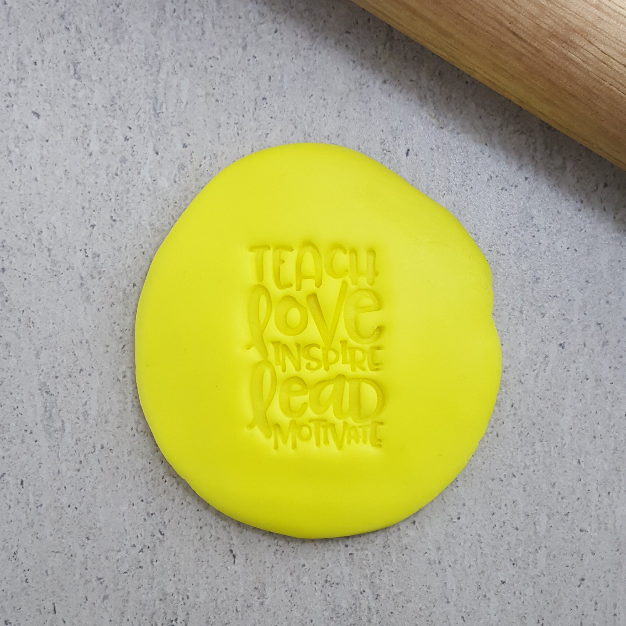 Teach Love Inspire Lead Motivate Embosser