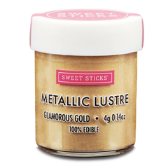 Glamorous Gold Lustre Dust 4g (Sweet Sticks)