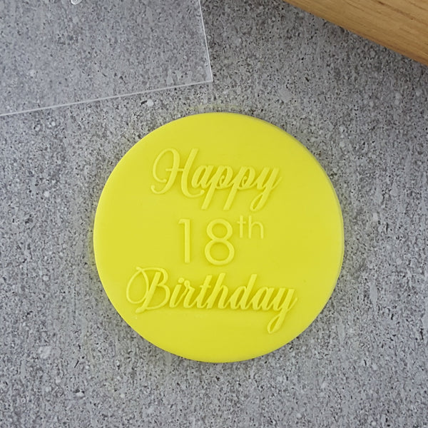 Happy (YEAR) Birthday Debosser