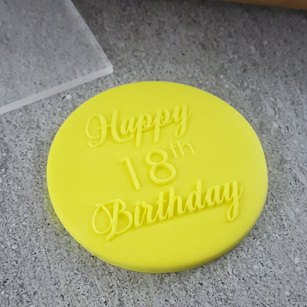 Happy (YEAR) Birthday Debosser