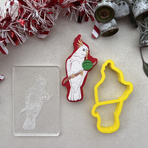 Christmas Cockatoo Debosser & Cutter Set