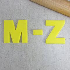 M to Z Wide Letter Cutters