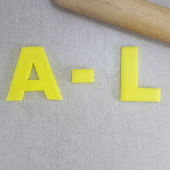 A to L Wide Letter Cutters