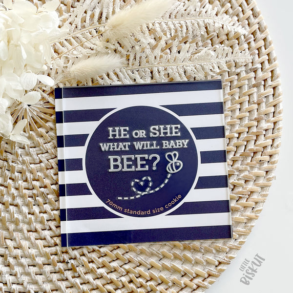 He or She What Will Baby Bee? Debosser (Little Biskut Level Up!)