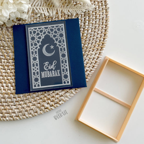 Eid Mubarak Door Cutter & Debosser Set (Little Biskut Level Up!)