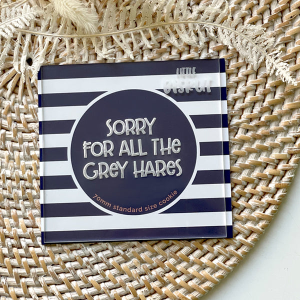 Sorry For All The Grey Hares Debosser (Little Biskut Level Up!)