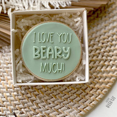 I Love You Beary Much Debosser (Little Biskut Level Up!)