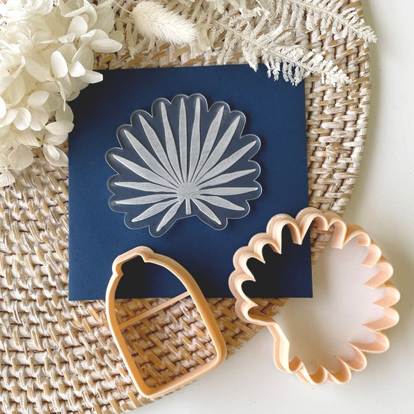 Palm Vase Cutter & Debosser Set (Little Biskut)