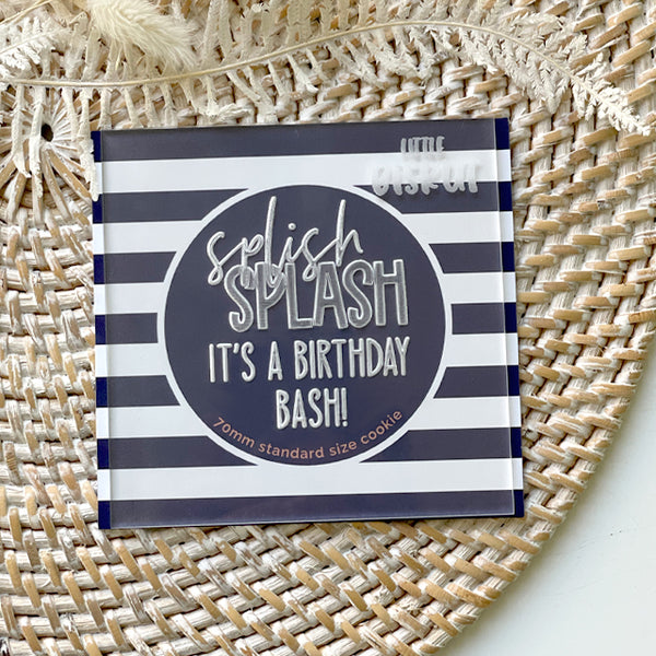 Splish Splash It's a Birthday Bash Debosser (Little Biskut Level Up!)