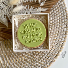 'Tis The Season To Eat More Cookies Debosser (Little Biskut Level Up!)