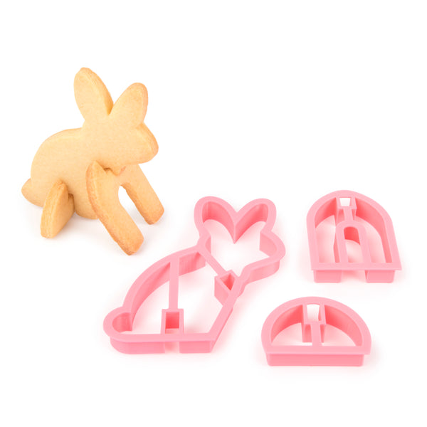 Rabbit 3D Standing Cookie Cutter