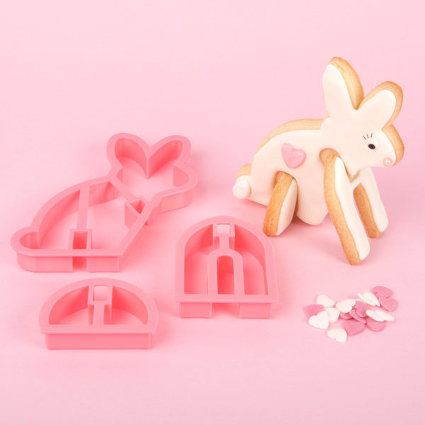 Rabbit 3D Standing Cookie Cutter
