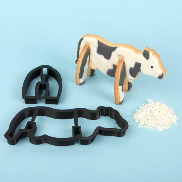 Cow 3D Standing Cookie Cutter