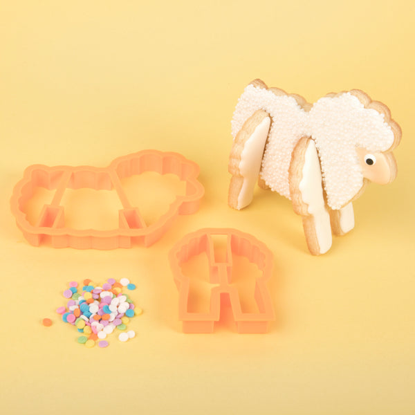Sheep 3D Standing Cookie Cutter