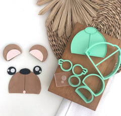 Bear Face Cake Cutter Set (SweetP)