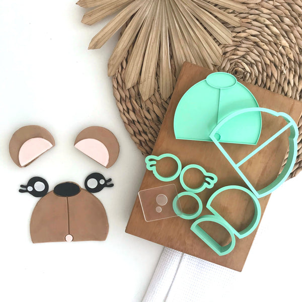 Bear Face Cake Cutter Set (SweetP)