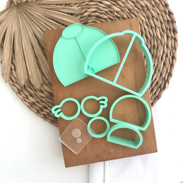 Bear Face Cake Cutter Set (SweetP)