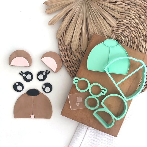 Bear Face Cake Cutter Set (SweetP)