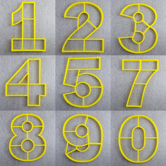 Full Set Number Cookie Cake Cutters