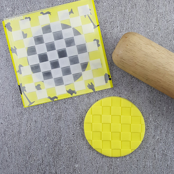 Checkerboard Pattern Plate