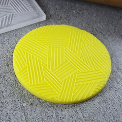 Crossed Panels Pattern Plate
