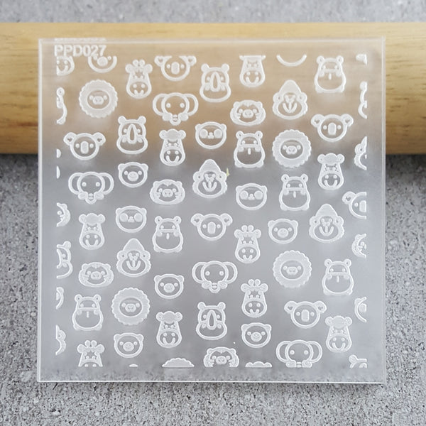 Zoo Animals Pattern Plate