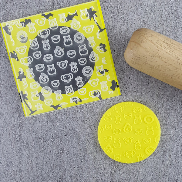 Zoo Animals Pattern Plate