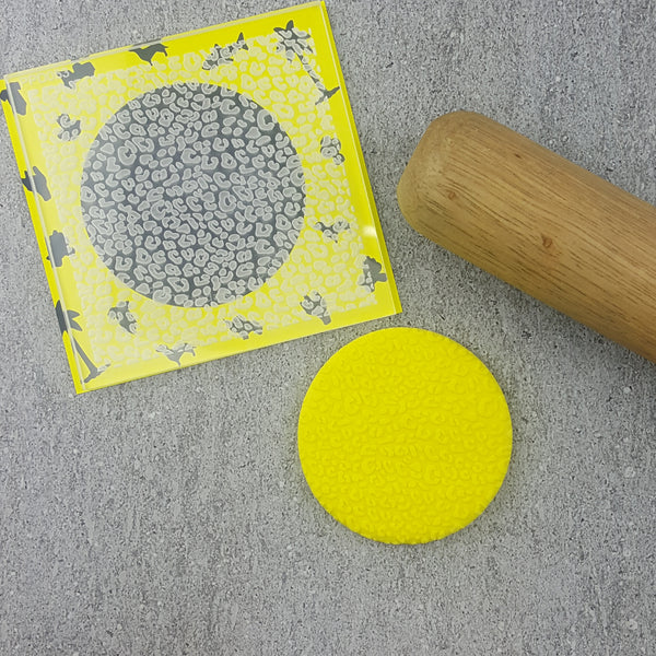 Leopard Print Pattern Plate