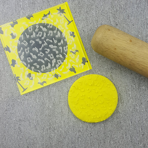 Musical Notes Pattern Plate