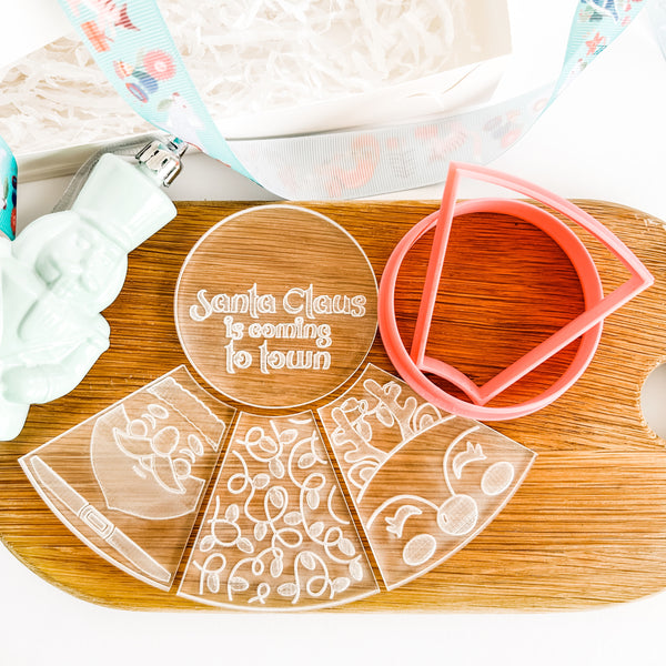 Christmas Platter Cutter & Debosser Set (Bikkie Smalls)