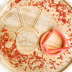 My Heart Bee-Longs To You Platter Cutter & Debosser Set (Bikkie Smalls)