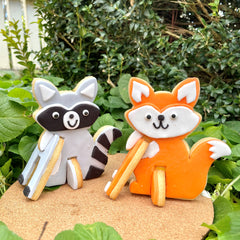 Fox/Racoon/Cat 3D Standing Cookie Cutter