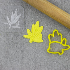 Gum Leaf Cutter and Debosser Set