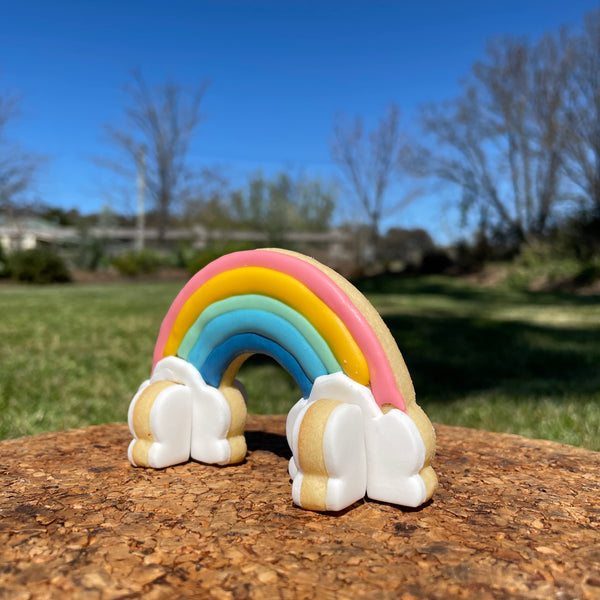 Rainbow 3D Standing Cookie Cutter