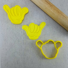 Shaka Hand Cutter and Embosser Set