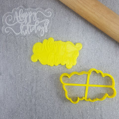 Happy Holidays Debosser & Cutter Set