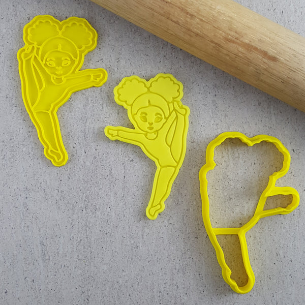 Gymnastic Girls Full Cutter and Embosser Set
