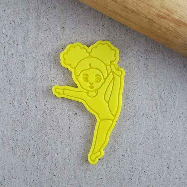Gymnastic Girl A Cutter and Embosser Set
