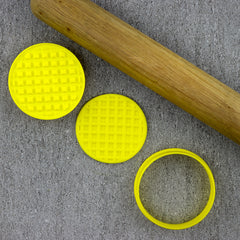 Waffle Cutter and Embosser Set