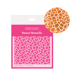 Animal Giraffe Stencil (Sweet Sticks)