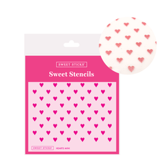 Hearts Mini Stencil (Sweet Sticks)