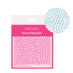 Retro Polka Stencil (Sweet Sticks)