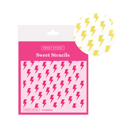 Thunderbolt Stencil (Sweet Sticks)
