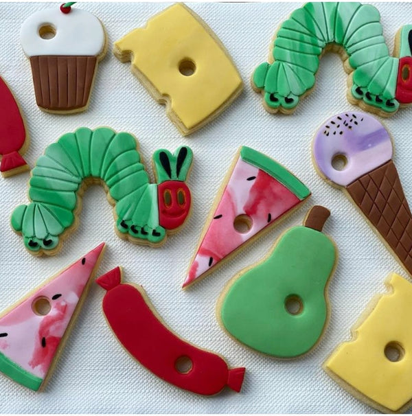 Hungry Caterpillar Cutter & Embosser Set (Optional Food Cutters)