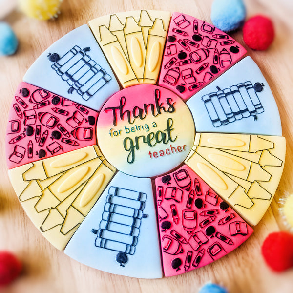 Teacher Platter Cutter & Debosser Set (Bikkie Smalls)
