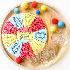 Teacher Platter Cutter & Debosser Set (Bikkie Smalls)