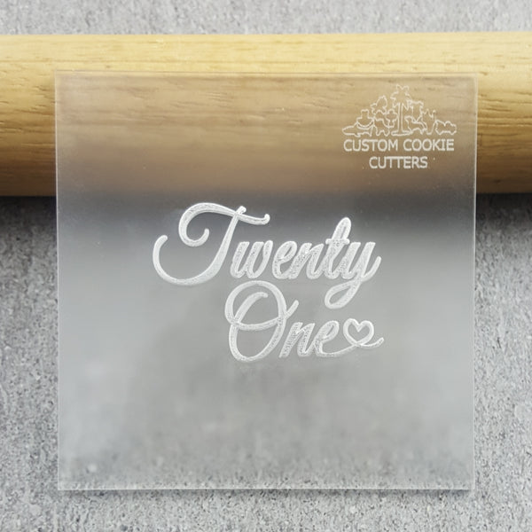 Twenty One Debosser