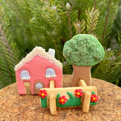 Village 3D Standing Cookie Cutter